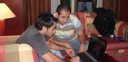 TAMER AVEC UN AMI SUR LE TCHATCHE LOOL